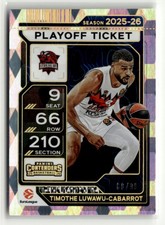 Timothe Luwawu-Cabarrot 2025-26 Contenders EuroLeague Playoff Ticket 68/99 [wyf9