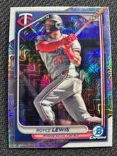 2024 Bowman Chrome Mojo Refractor Royce Lewis #63 Minnesota Twins