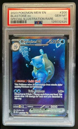 2023 Pokemon SV 151 Blastoise ex #200/165 PSA 10 GEM MINT