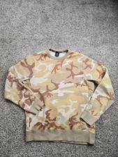 Nike SB Sweatshirt Mens Medium Desert Camo Crewneck Pullover Long Sleeve