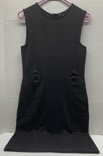 French Connection Jennifer Tux S/LSS Black Dress - Women's 8 - Retail $148 *NWT*