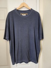 Maison Margiela Overdyed Oversized T-Shirt Faded Navy Blue