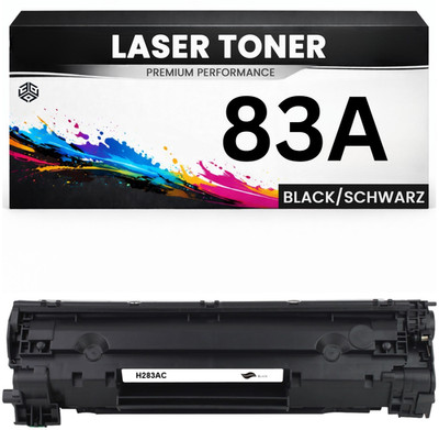 2 x Toner 83A für HP kompatibel Schwarz CF283A Premium Alternative Günstig Laser