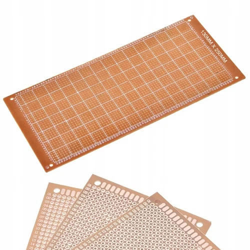 Rosfix Universal-Prototypenplatine 130x250mm THT Montage Lochraster 2,54mm