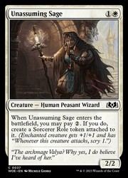 Unassuming Sage #37 Foil - Wilds of Eldraine