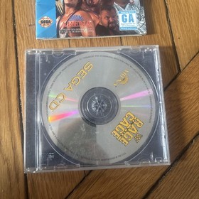 WWF Rage in the Cage Sega CD (1993) Disc & Manual Only
