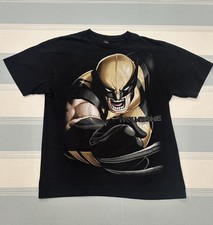 Vintage Mad Engine Marvel Wolverine Logan Black T-Shirt Size XL