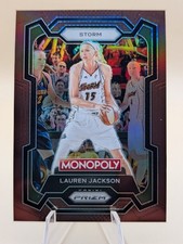 2024 WNBA Monopoly Prizm Basketball Lauren Jackson card Brown #12 Storm /249 HOF