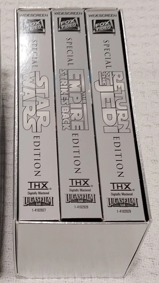Star Wars Special Edition Trilogy Widescreen Letterbox VHS VCR - Image 4 of 4