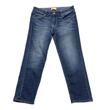 Paige Jeans Womens Size 28 Roxie Capri Low Rise Stretch Dark Wash Denim USA Made