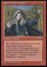 Agent of Stromgald (1) - Medium Play MTG Alliances