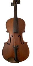 Vintage 3/4 Violin Stradivarius Model w Bow Old Student Instrument