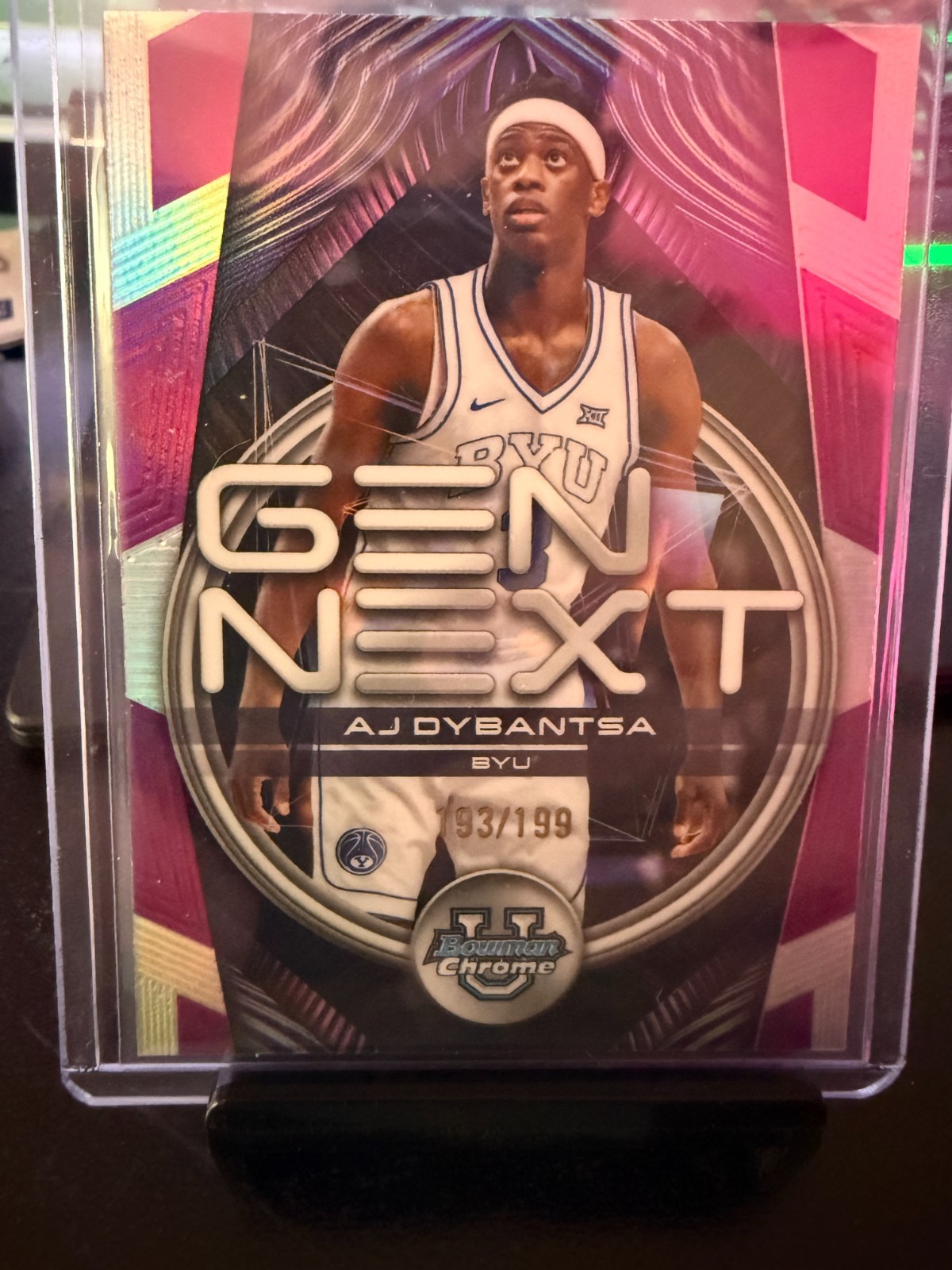 2025/26 Bowman Basketball Gen Next AJ Dybantsa #GN-1 Fuschia 193/199 item064