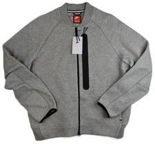 Nike Sportswear Tech Fleece Sweatshirt Gray Black FB8008-063 Mens Size Large