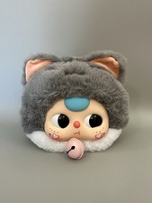 Baby Three BB3 Fortune Cat Zipper Bag Plush Toy Stuffed Animal