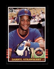 1985 Donruss Set-Break #312 Darryl Strawberry NR-MINT *GMCARDS*