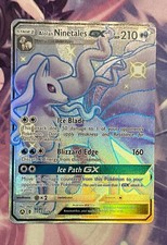 Alolan Ninetales GX Holo SV53/SV94 Hidden Fates: Shiny Vault Pokemon Card NM on eBay