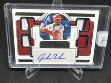 Jordan Walker 2023 Panini Three & Two Green Patch Auto /5 RPA RC