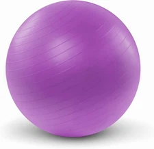 55/65/75Cm Yoga Ball Exercise Ball Anti-Slip & Anti-Burst Pilate Balance Ball wi