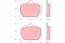 Plaquette de frein Rover 2300