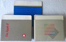 Apple II  e 2c Computer 5.25" Floppy Disk Diskette sleeve envelopes Vintage