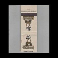 Matchbook Cover Roy Rogers Roast Beef Sandwich