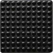 100 Pieces Rubber Feet Pads Adhesive Buffer Door Bumpers Self Black 