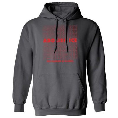 Abolish Ho Human is Illegal Immigration Protest Unisex Hooded Sweatshirt
