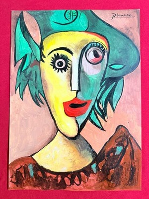 Pablo Picasso Drawings, Antique ''Handmade'' collection vintage