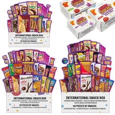 Eastanbul International Snack Box, 80 Premium Foreign Snacks