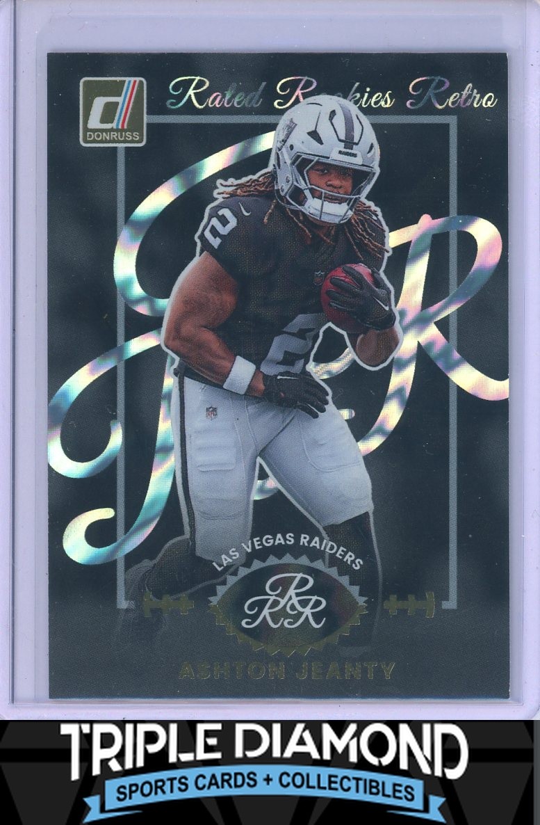 2025 Panini Donruss Ashton Jeanty Rated Rookies Retro Raiders W223