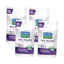  Dry Mouth Dual-Actions - Sugar-Free - 50 Count, 4 50 Count (Package of 4) Mint