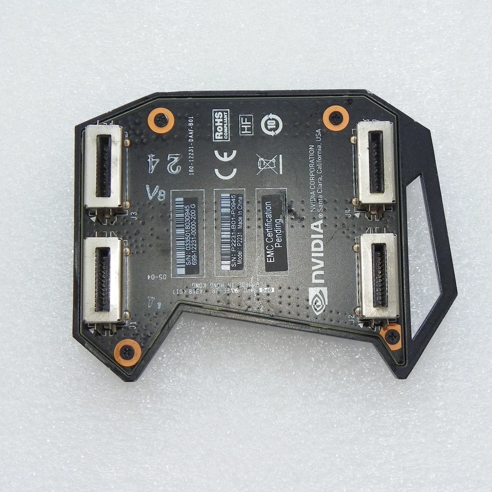 used Nvidia original sli bridge for graphics cards Spacing 6cm - Image 2 of 2