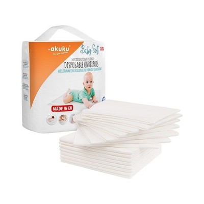 5907644005000 A0500 PODKŁAD 1-RAZ 40 X 60 BABY SOFT AKUKU