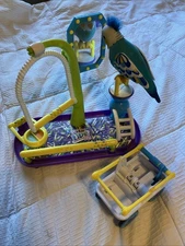 Little Live Pets Cleverkeet Interactive Bird Toy Parrot Playground WORKS