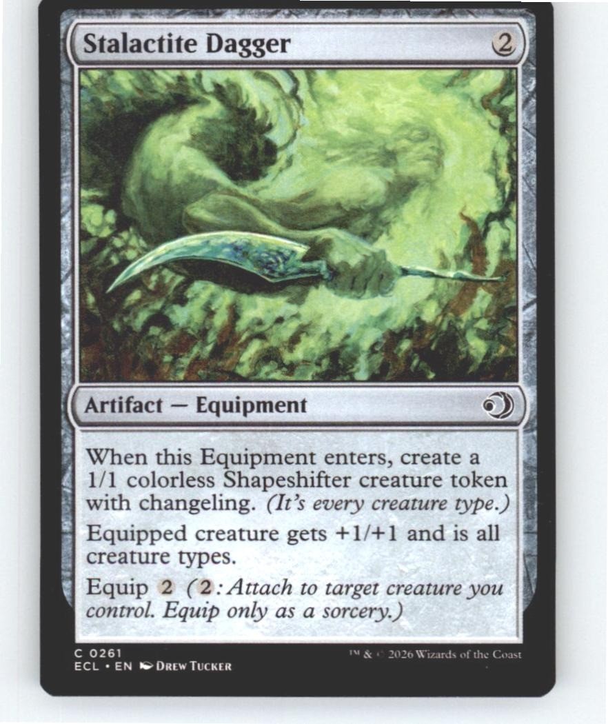 Stalactite Dagger Lorwyn Eclipsed #261 Common