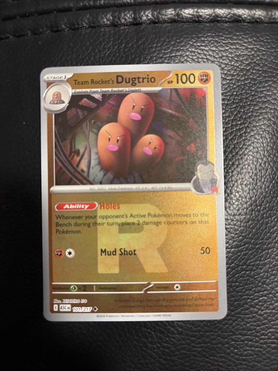 Ascended Heroes - Pokémon - Team Rocket's Dugtrio Reverse Holo