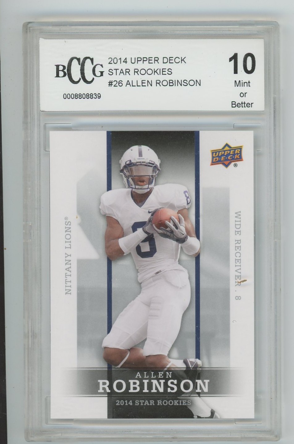 2014 Upper Deck Star Rookies #26 Allen Robinson BCCG 10