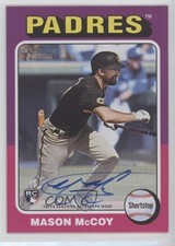 2024 Topps Heritage High Number Real One Auto Mason McCoy #ROA-MM Auto 1m63