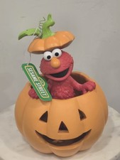 Sesame Street Elmo In Pumpkin Halloween Table Top Decor   2025 - NEW