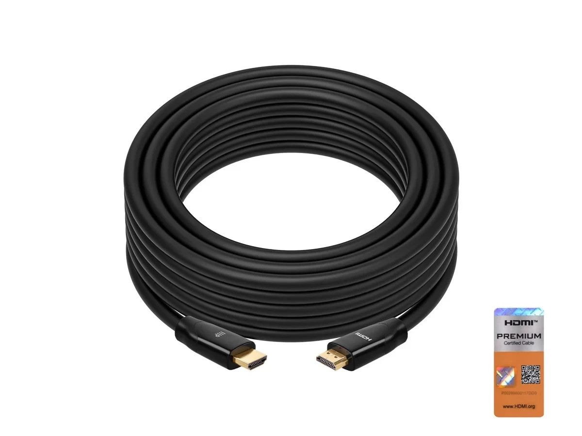 Monoprice 4K Certified Premium High Speed HDMI Cable | 4K60Hz, 18Gbps, HDR, 30ft