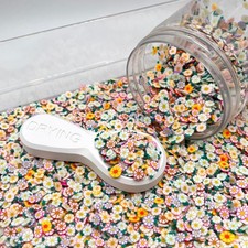 FAKE 5MM Mix Color Daisy Flower,Floral Polymer Clay Sprinkle NOT EDIBLE D29-36