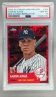 Aaron Judge 2022 Topps Chrome Platinum #200 Red Atomic Refractor /100 PSA 10