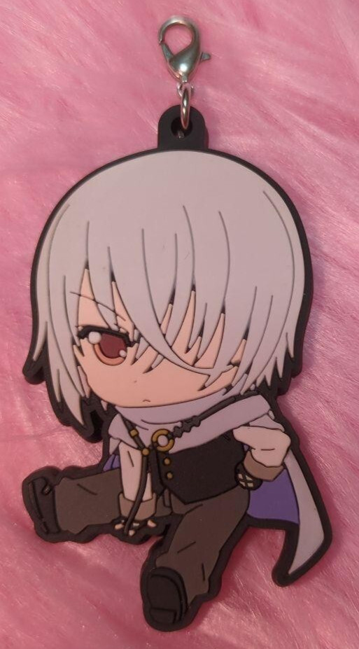 Japanese anime Unbreakable Machine-Doll petanko rubber strap Loki