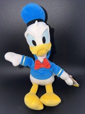 DISNEY Junior Donald Duck 13  Plush Toy Salior Outfit Red Bow Tie Just Play