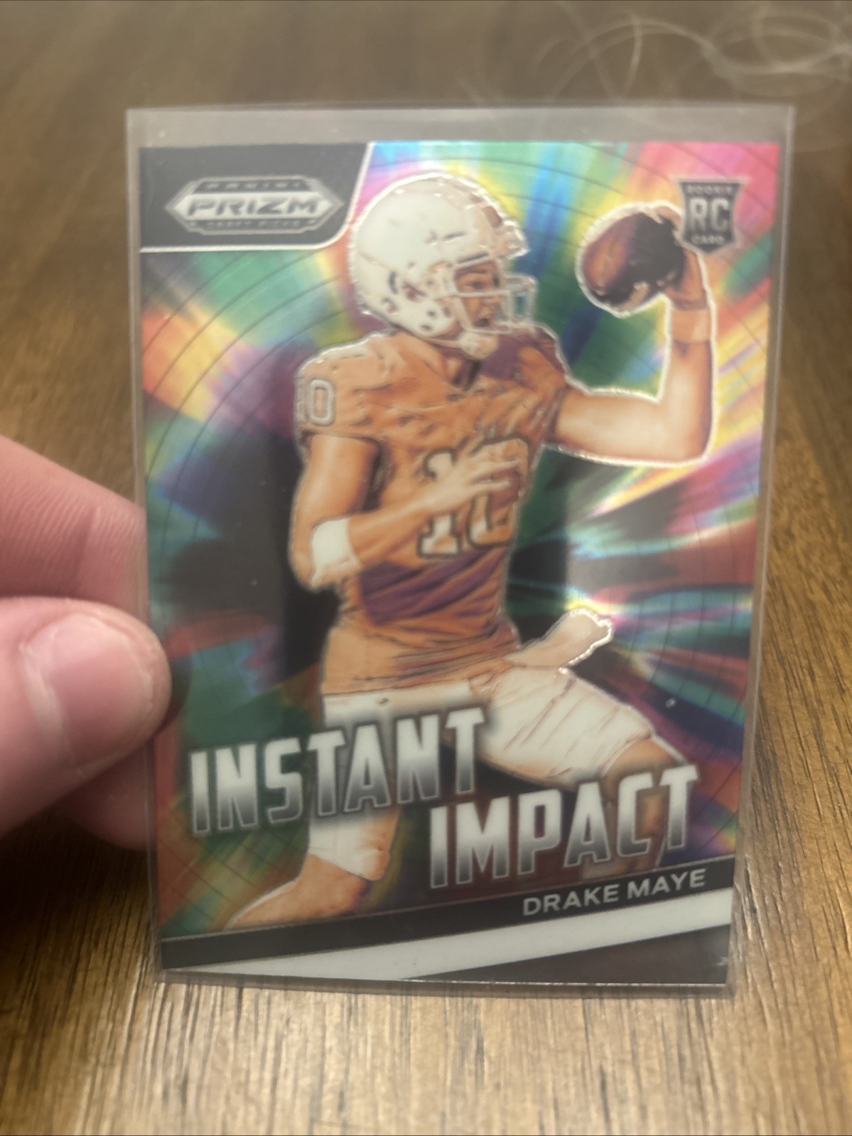 2024 Panini Prizm Draft Picks Drake Maye Instant Impact Green RC #II-DM