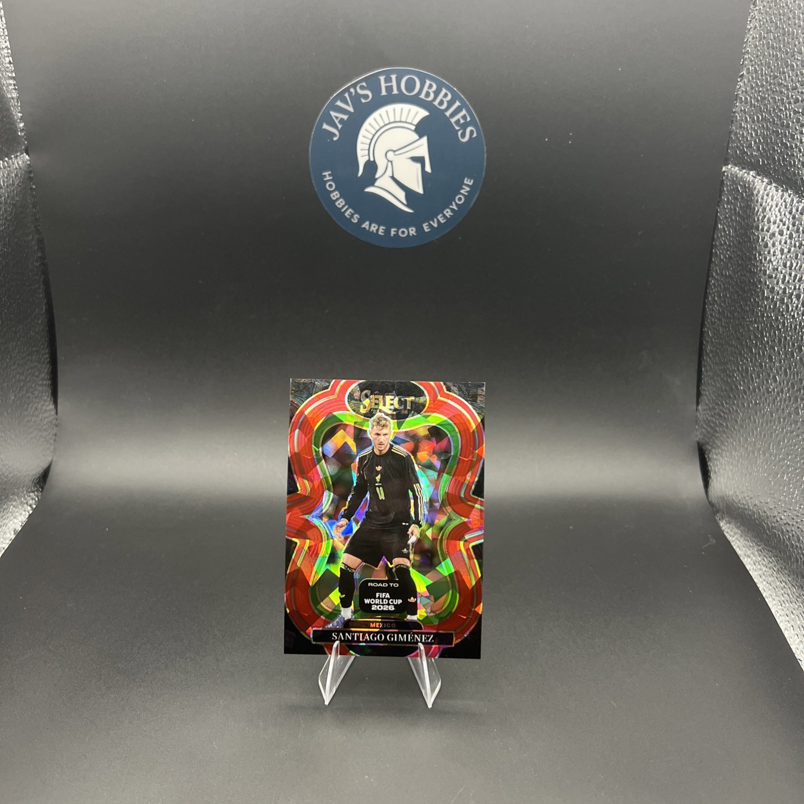 Select World Cup 2026 Santiago Giménez Mexico #126 Mezzanine Red Ice Prizm