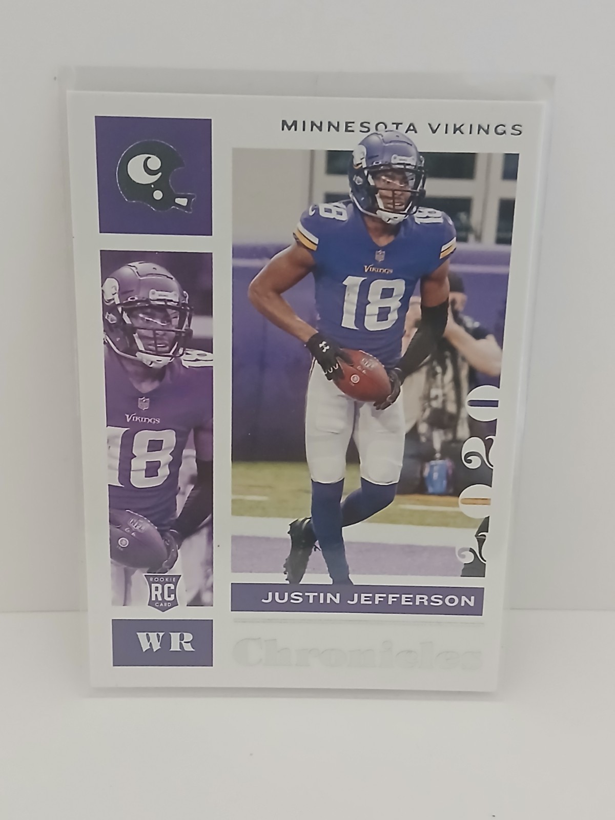 2020 Panini Chronicles #62 Justin Jefferson Rookie Card Vikings
