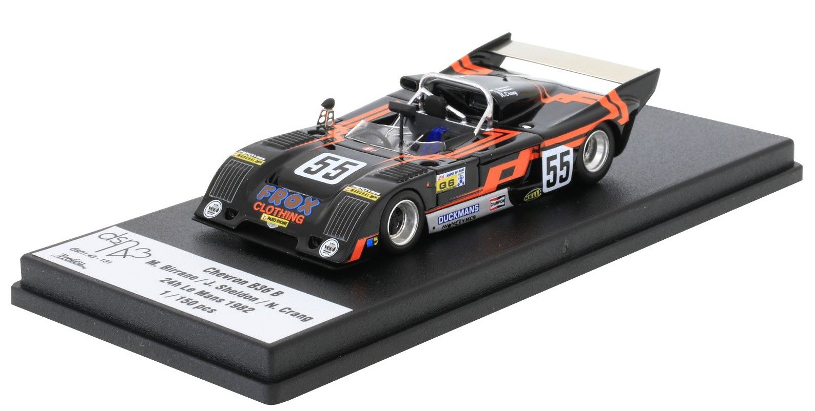 Chevron B36 B 1982 de Trofeu, voiture miniature de collection mythique des 24h