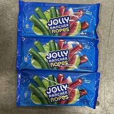 3 Packs Jolly Rancher Rope Watermelon Green Apple Candy 10oz Limited Ed.